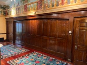 An Original Raise-Up Panel Door At The Cool Spring Meeting House
